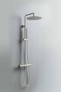 Душевая система Allen Brau Fantasy 5.11001-BN с термостатом Никель брашированный